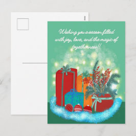 Kerstcadeaus Feestdagenkaart