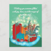 Kerstcadeaus Feestdagenkaart (Voorkant)