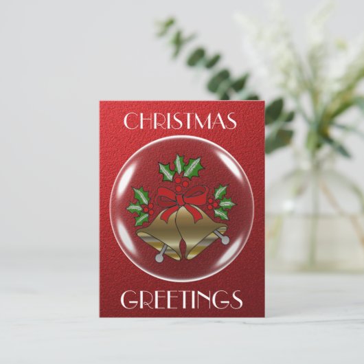 KERSTCADEAUS FEESTDAGENKAART (Staand voorkant)