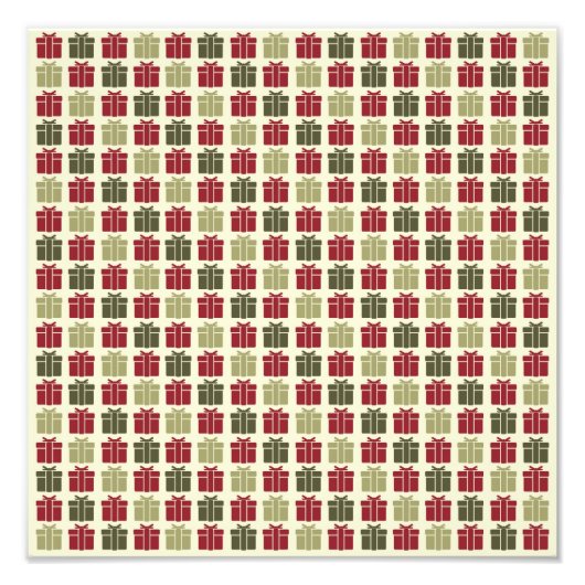 kerstcadeaus foto afdruk (Voorkant)