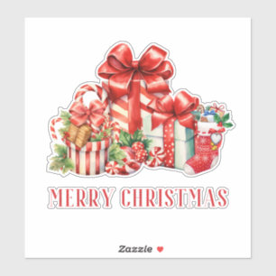 Kerstcadeaus Geschenken Suikerstok Stickers