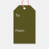 kerstcadeaus Gold Angel Cadeaulabel (Achterkant)