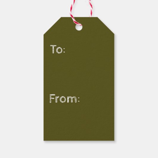 kerstcadeaus Gold Angel Cadeaulabel (Achterkant)