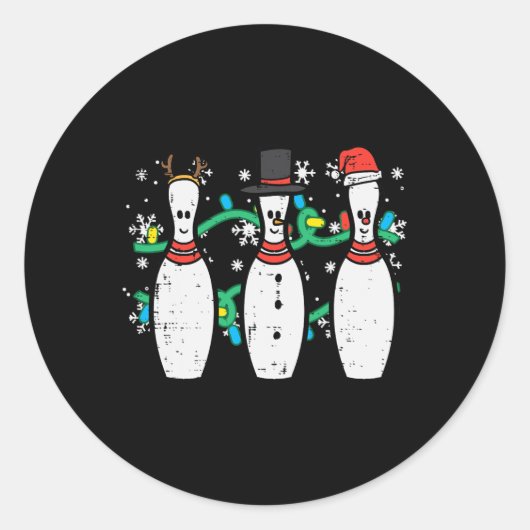 kerstcadeaus grappige Mannen voor sporten Ronde Sticker (Voorkant)