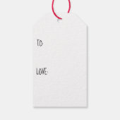 Kerstcadeaus Happy Moo Jaar Cadeaulabel (Achterkant)