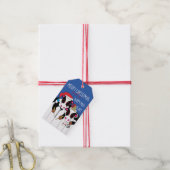 Kerstcadeaus Happy Moo Jaar Cadeaulabel (Met Touw)
