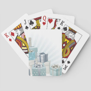 Kerstcadeaus hoekelement speelkaarten