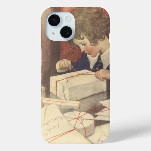 Kerstcadeaus Inpakken, Jessie Willcox Smith Case-Mate iPhone Case (Achterkant)