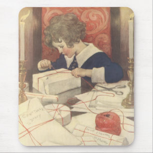 Kerstcadeaus Inpakken, Jessie Willcox Smith Muismat