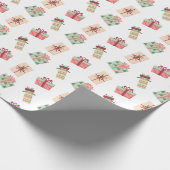 Kerstcadeaus Inpakpapier Pastel (Hoek)