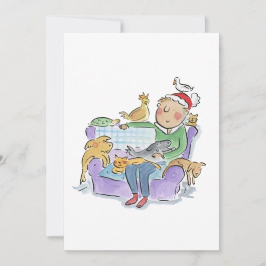 kerstcadeaus kaart (Voorkant)