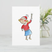 kerstcadeaus kaart (Staand voorkant)