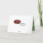 Kerstcadeaus kaart-D- personaliseren Feestdagen Kaart (Achterkant)