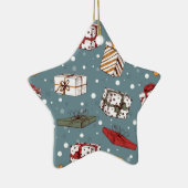 kerstcadeaus keramisch ornament (Rechts)
