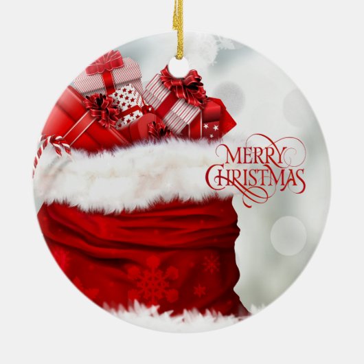 kerstcadeaus keramisch ornament (Achterkant)