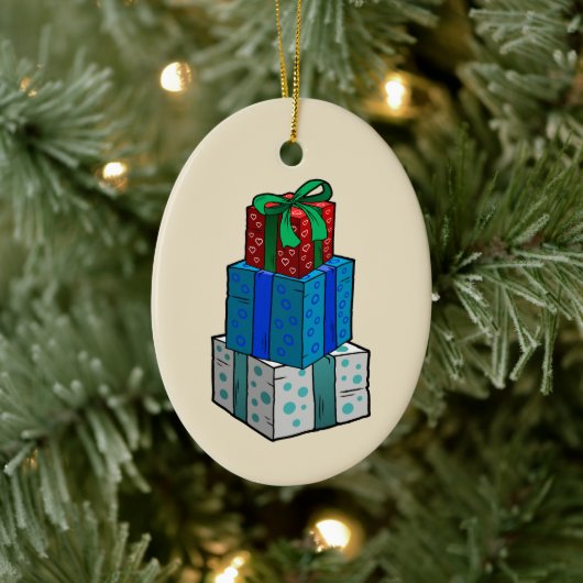 Kerstcadeaus Keramisch Ornament (Boom)