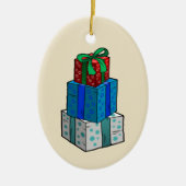 Kerstcadeaus Keramisch Ornament (Voorkant)