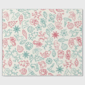 Kerstcadeaus Kerstcadeaus Verpakkingspapier Cadeaupapier (Vlak)