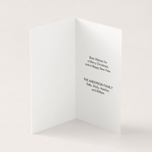 Kerstcadeaus Kerstkaart Kaart (Binnen)