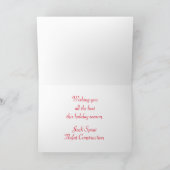 Kerstcadeaus Kerstmis Kaart (Binnen)