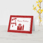 Kerstcadeaus Kerstmis Kaart (Gele Bloem)