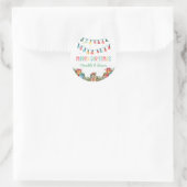 Kerstcadeaus & Kerstverlichting Stickers (Tas)