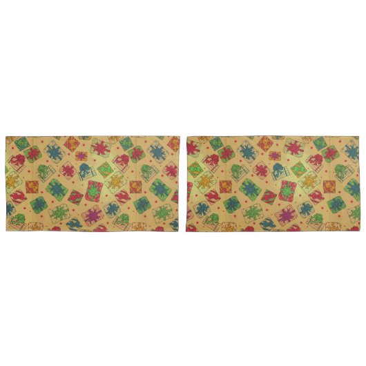 kerstcadeaus kussensloop (Voorkant-Set)