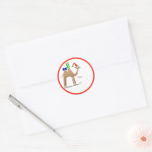 Kerstcadeaus Labels: Camel Ronde Sticker (Envelop)