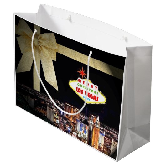 kerstcadeaus large cadeautasje (Achterkant Gekanteld)