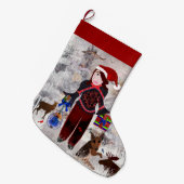 Kerstcadeaus LeeMarie's Creative Design Grote Kerstsok (Voorkant (Hangend))