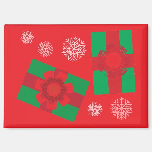 Kerstcadeaus Magneet (Voorkant)