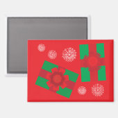Kerstcadeaus Magneet (Voorkant / Achterkant)