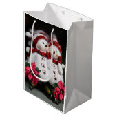 kerstcadeaus medium cadeauzakje (Voorkant Gekanteld)