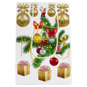 kerstcadeaus medium cadeauzakje (Achterkant)