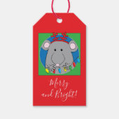 kerstcadeaus Merry Christmouse Cadeaulabel (Voorkant)