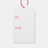 Kerstcadeaus met kersttaart cadeaulabel (Achterkant)