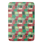 Kerstcadeaus met linten en strikken badmat (Voorkant Verticaal)