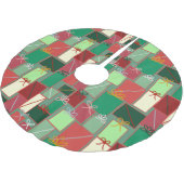 Kerstcadeaus met linten en strikken kerstboom rok (Gekanteld)