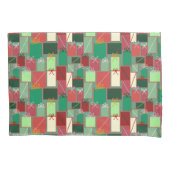 Kerstcadeaus met linten en strikken kussensloop (Voorkant)