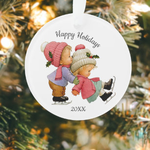 kerstcadeaus met Schaatsen Acrylversiering Ornament