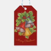 kerstcadeaus op gouden cadeauLabels (Voorkant)