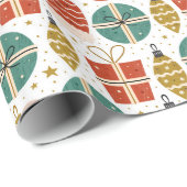 Kerstcadeaus Ornamenten Handschoenen Sterren Vakan Cadeaupapier (Rol Hoek)