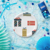 kerstcadeaus papieren bordje (Feest)