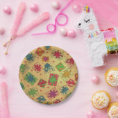 kerstcadeaus papieren bordje (Feest)