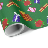 Kerstcadeaus Patroon Cadeaupapier (Rol Hoek)