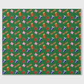 Kerstcadeaus Patroon Cadeaupapier (Vlak)