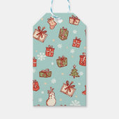 Kerstcadeaus Patroon Labels Cadeaulabel (Voorkant)