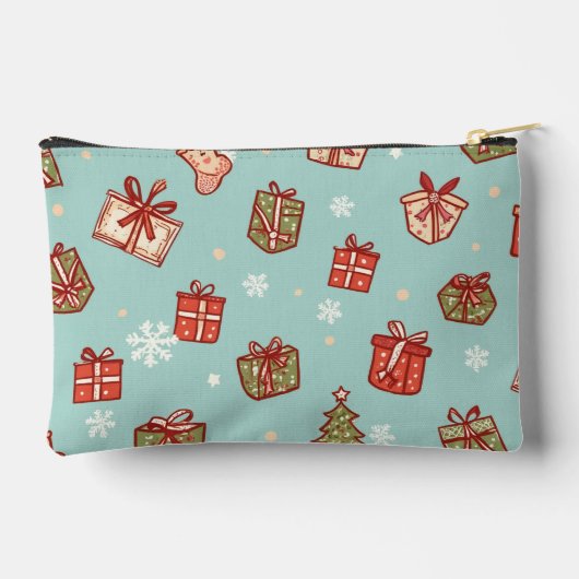 Kerstcadeaus Patroon Pouch Etui (Achterkant)