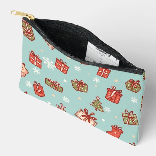 Kerstcadeaus Patroon Pouch Etui (Open)