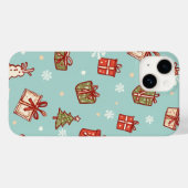 Kerstcadeaus Patroon Telefoonhoes Case-Mate iPhone Case (Achterkant (horizontaal))